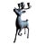 Vintage Metal Deer Candelabra For Sale