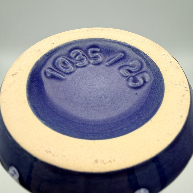 An original Fat Lava art ceramic vase by the renowned manufacturer Ilkra Edelkeramik, crafted around the 1960s. Model 1035...