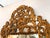 Vintage Hand Craved Italian Gilt Wood Mirror For Sale - Image 4 of 11