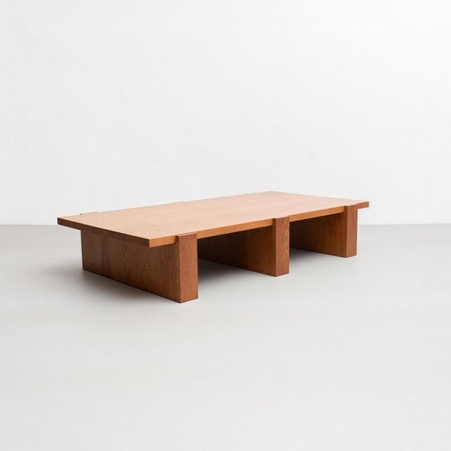 Oak Low Table by Dada Est. For Sale - Image 11 of 16