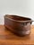 Metal Long Rustic Copper Planter Cachepot With Handles For Sale - Image 7 of 9