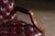 Late 20th Century Pair of Tufted Leather Square-Back Dining Chairs in Oxblood For Sale - Image 13 of 17
