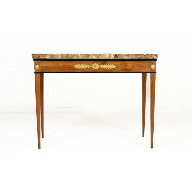 18th Century Italian Cherry Wood Consoles, Set of 2 For Sale - Image 3 of 8