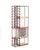 Wood Arthur Unanoff Shaver Howard Room Divider 40 Bottle Wine Rack Restored For Sale - Image 7 of 17
