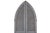 PAIR OF WEATHERED GRAY-PAINTED ARCHED DOME LOUVERED DOORS American, circa 19th century Item # 203MEK04P A vibrant pair of...