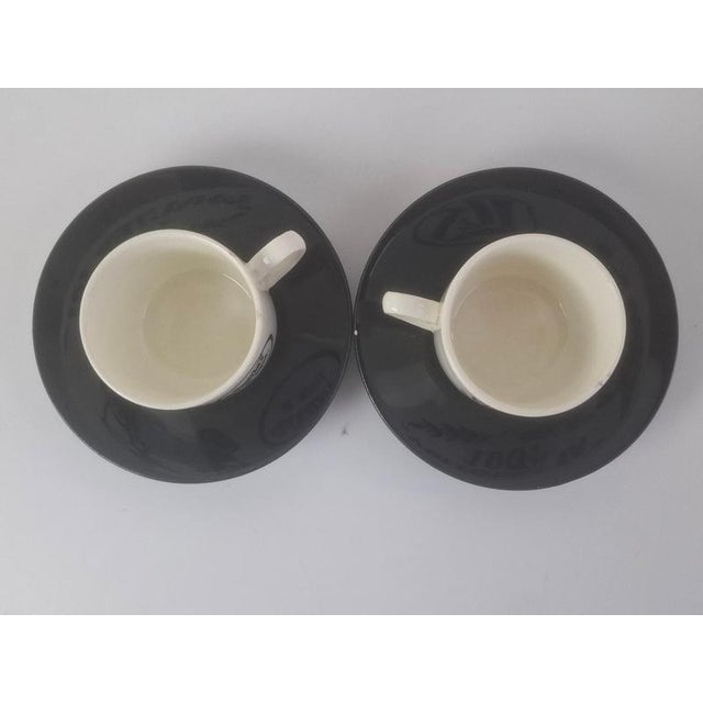 Mid-Century Porcelain Cup and Saucer Set from Ditmar Urbach, Czechoslovakia, 1950s, Set of 2 For Sale - Image 4 of 10