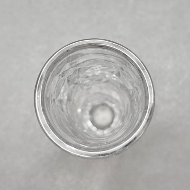 Glass Vintage Tiffany & Co. Rock Cut Clear Crystal Bud Vase For Sale - Image 7 of 10