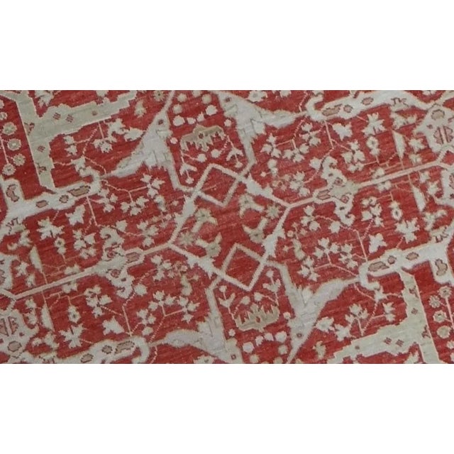 2020s Hand Knotted Fine Oushak Rug. 07'11" X 09'06" For Sale - Image 5 of 6