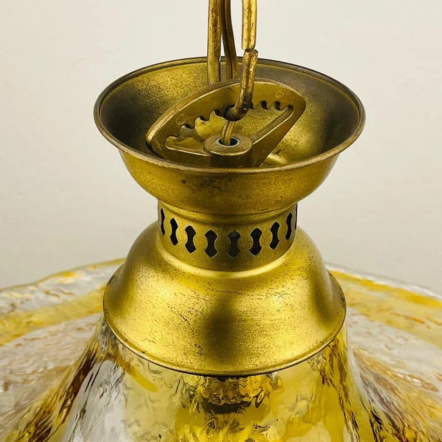 Vintage Murano Glass Pendant Lamp from AV Mazzega, Italy, 1950s For Sale - Image 13 of 15
