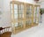 Mid-Century Modern 3 Blond Wood Glass Door Curio Cases Display Vitrine Cabinet Glass Shelves MINT! For Sale - Image 3 of 14