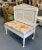 Antique Neoclassical Headboard Re-Purposed Into Bench For Sale - Image 4 of 11