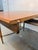 "Forward Trend Collection" Expanding Dining Table Attributed to Johnson Furniture For Sale - Image 10 of 18