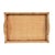 Worlds Away Matthew Izzo Home Tatum Rattan Tray For Sale - Image 4 of 5