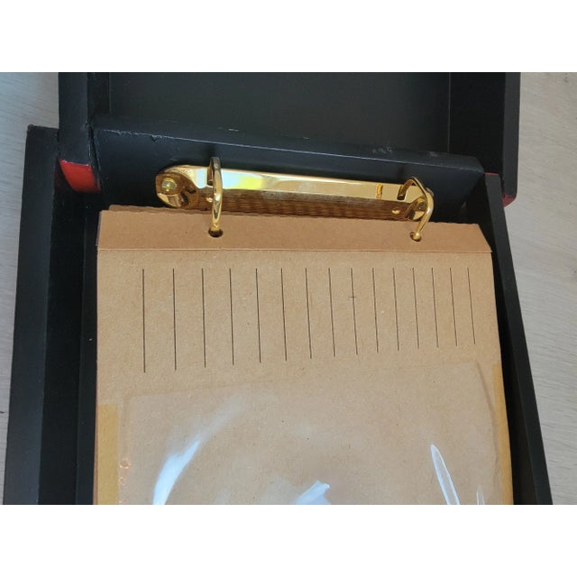 Late 20th Century Wood Covered Photo Albums - a Pair For Sale - Image 5 of 7