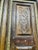 1920s Antique Indian Temple Doors Hand Carved Om Double Doors – Ornate Rustic Wood Entryway 82 For Sale - Image 5 of 7