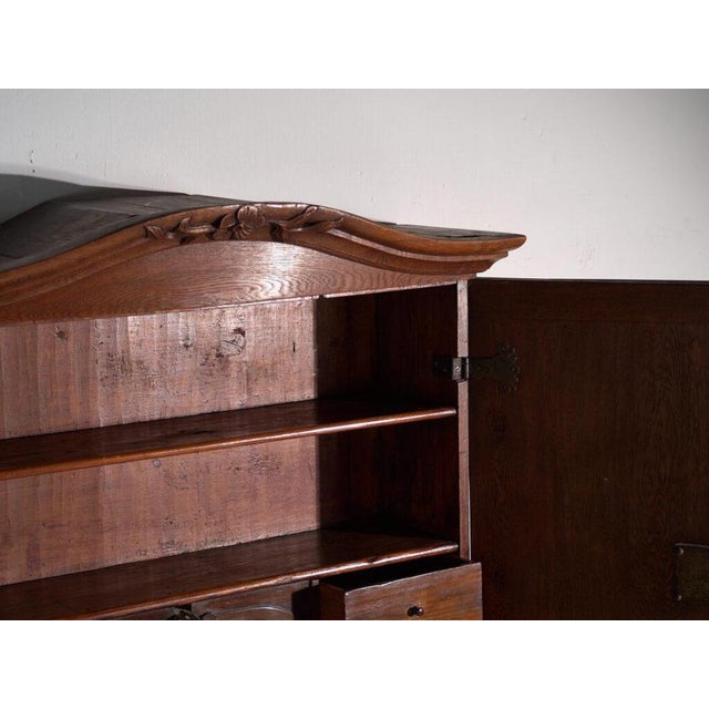 Antique Oak Bookcase, Central Europe, 1850 For Sale - Image 12 of 18