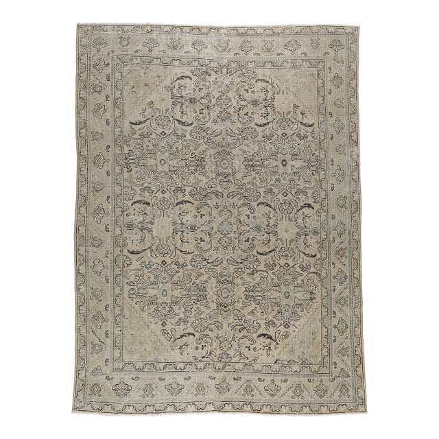 Vintage Persian Room-Size Rug With Delicate All-Over Design -7' 5'' X 10' 6'' For Sale