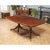 From Niagara Furniture a large size Vintage Old Colony Furniture Mahogany Dining Table with three extension boards in...