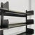 Metal Italian Modern Modular Black Congresso Bookcase attributed to Lips Vago, 1970s, Set of 3 For Sale - Image 7 of 18