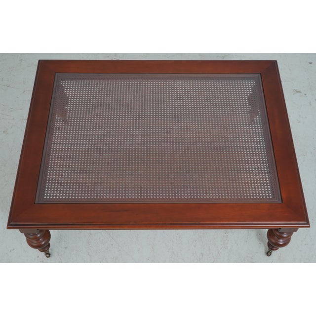 Traditional Ethan Allen British Classics Cocktail Table For Sale - Image 3 of 14