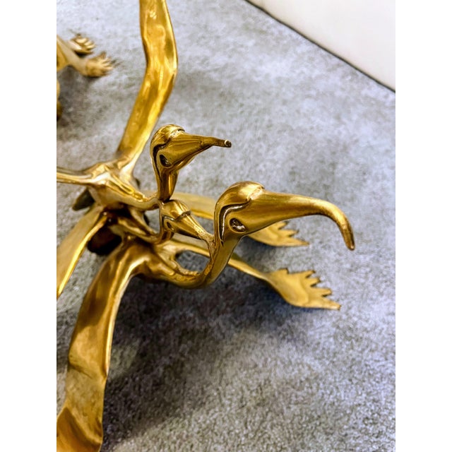 Flying Cranes Sculptures by Willy Daro, Set of 2 For Sale - Image 10 of 18