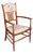 Antique Elbow Chair, English, Beech, Morning Room Seat, Art Nouveau, Victorian For Sale