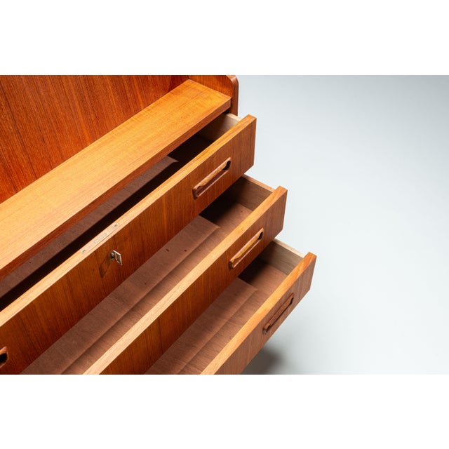 Mid-Century Danish Secretary by Gunnar Nielsen Tibergaard, 1960s For Sale - Image 17 of 18