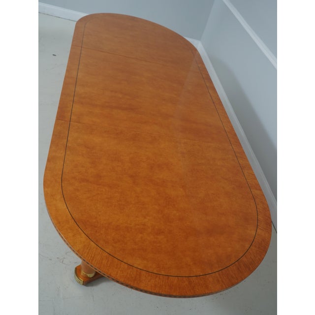 Hickory White Genesis Biediermier Dining Room Table For Sale - Image 14 of 18