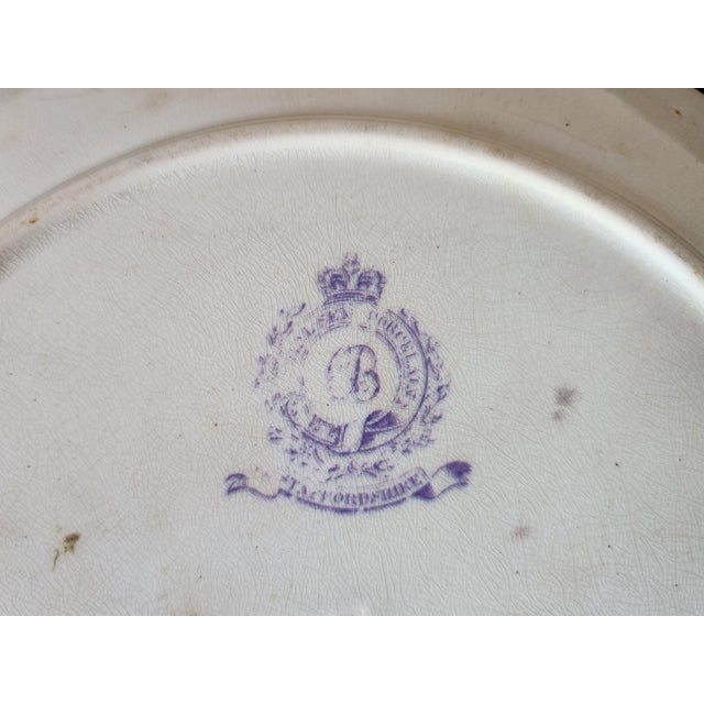 Staffordshire Chusan Pattern Plate from Clementson For Sale - Image 10 of 12