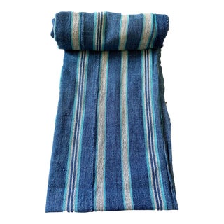 Vintage African Indigo Cloth Textile Mali For Sale