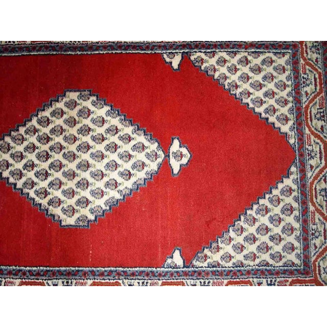 1970s Handmade Vintage Indian Seraband Rug For Sale In New York - Image 6 of 11
