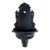 Vintage Cast Aluminum Black Wall Planter For Sale