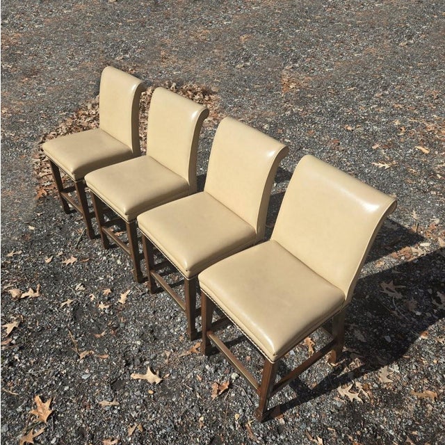 These Hancock and Moore stools feature a sturdy structure and timeless design. Each Hancock and Moore piece is handcrafted...