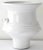 White Sculptural Studio Pottery Vase For Sale - Image 10 of 10