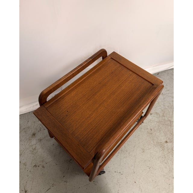 Mid-Century Modern Mid-Century Drinks Trolley from Sika Møbler, 1950s For Sale - Image 3 of 4