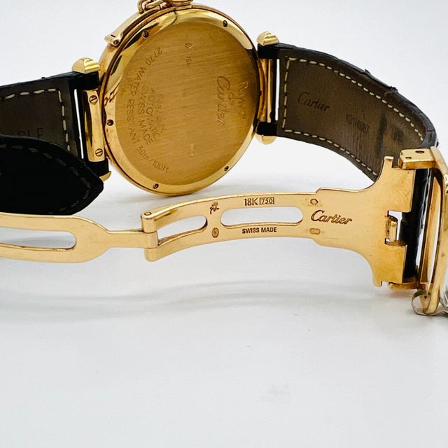 2020s Estate Cartier Pasha Watch in 18k Yellow Gold For Sale - Image 5 of 10
