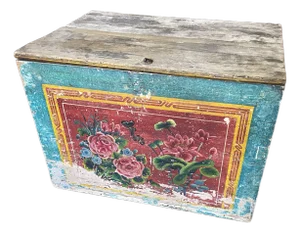 Mid 19th Century Painted Trunk