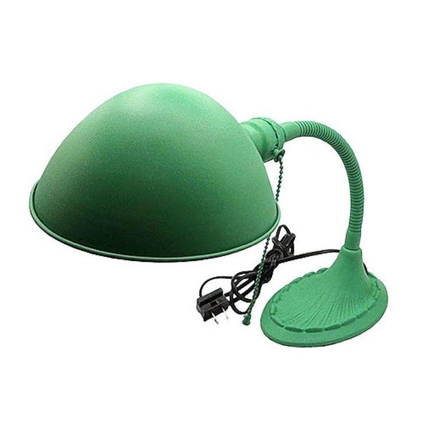 1920s 1920s Art Deco Gooseneck Desk Lamp W/Dome Shade and Shell Base For Sale - Image 5 of 6