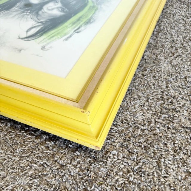 Vintage Mother and Daughter Lithograph Signed and Numbered For Sale - Image 9 of 9