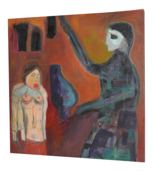 Original Oil Painting by Noted California Artist Arthur J. Krakower (1921-2006)