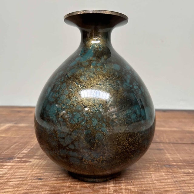 Copper Ikebana Flower Vase, Japan, 1980s For Sale - Image 6 of 13