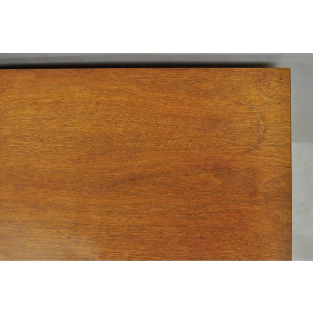 Vintage Lane Acclaim Mid Century Modern Walnut Dovetail Buffet Credenza Cabinet For Sale - Image 11 of 18
