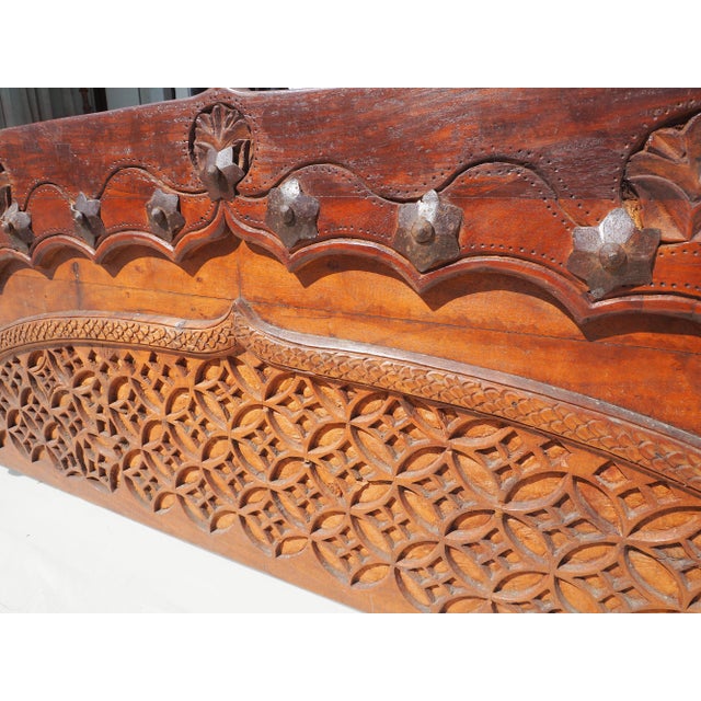Vintage Double Bed, Swat-Tal, Pakistan, 1950s For Sale - Image 9 of 16