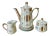 Circa 1950 Japanese Lusterware Porcelain Tea Service Set - 6 Pieces For Sale