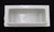 Traditional Vintage Recessed Rectangle White Ceramic Bathroom Soap Dish For Sale - Image 3 of 10