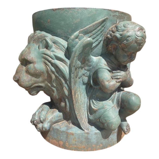 Baptismal in Cast Iron For Sale