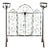 French Wrought Iron Freestanding Firescreen with Warming Holders, circa 1880 For Sale