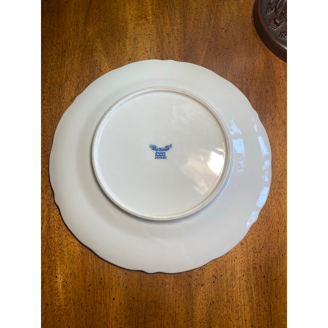 Ceramic 1980s Asian Blue Danube 99183 Japan 10 3/8” Dinner Plate For Sale - Image 7 of 10