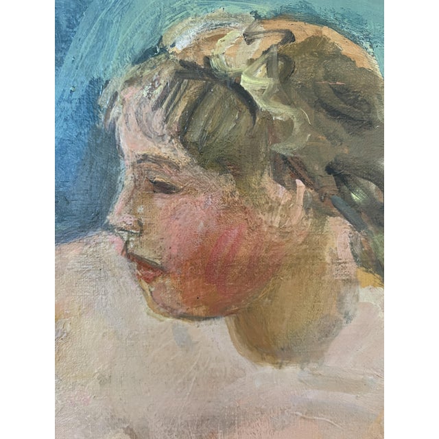 Maurice Barraud, Leda, 1927, Oil on Canvas, Framed For Sale - Image 4 of 15