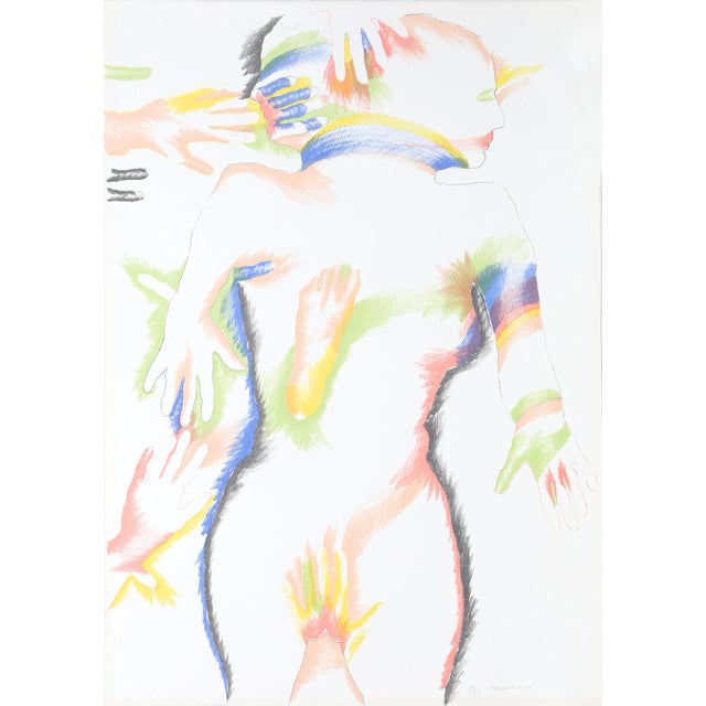 Modern Marisol Escobar, Rainbow People, Lithograph For Sale - Image 3 of 3